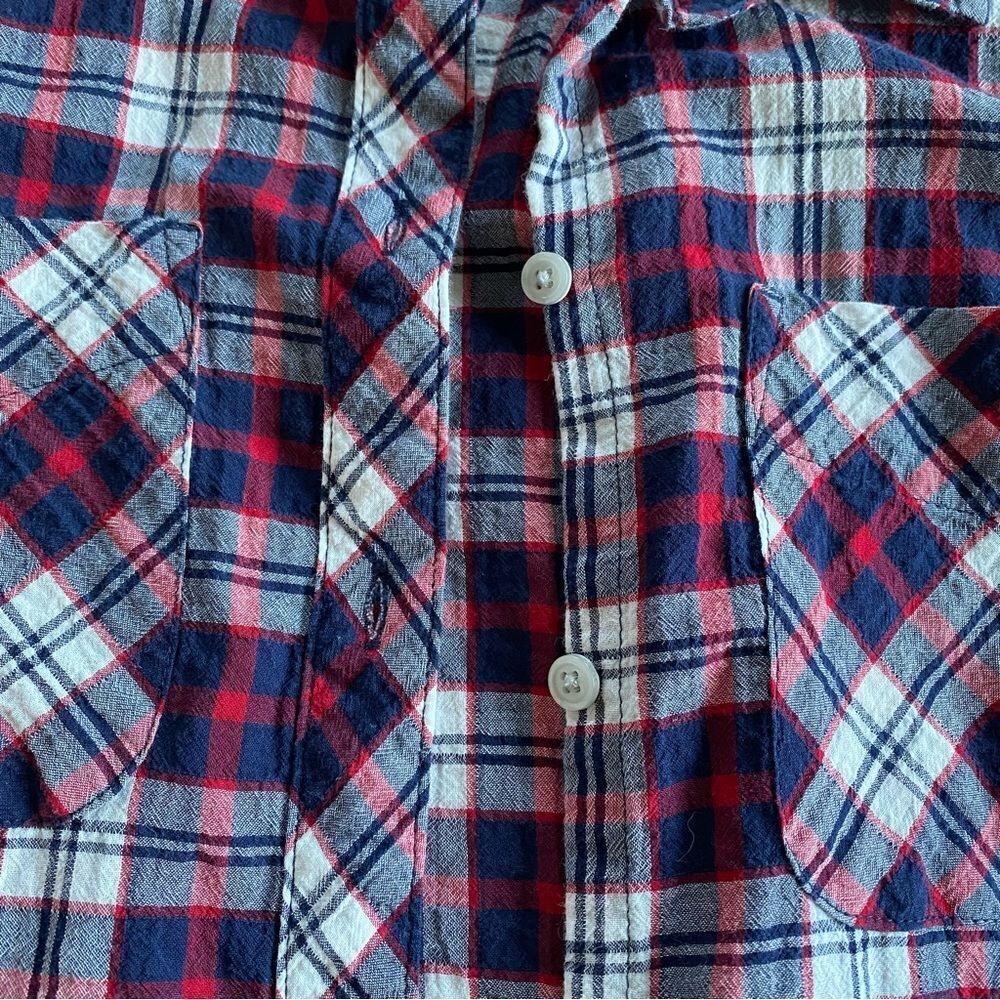 Eddie Bauer Women’s Flannel Classic Fit Lightweight Cotton Hiking Shirt Travel - Picture 3 of 9
